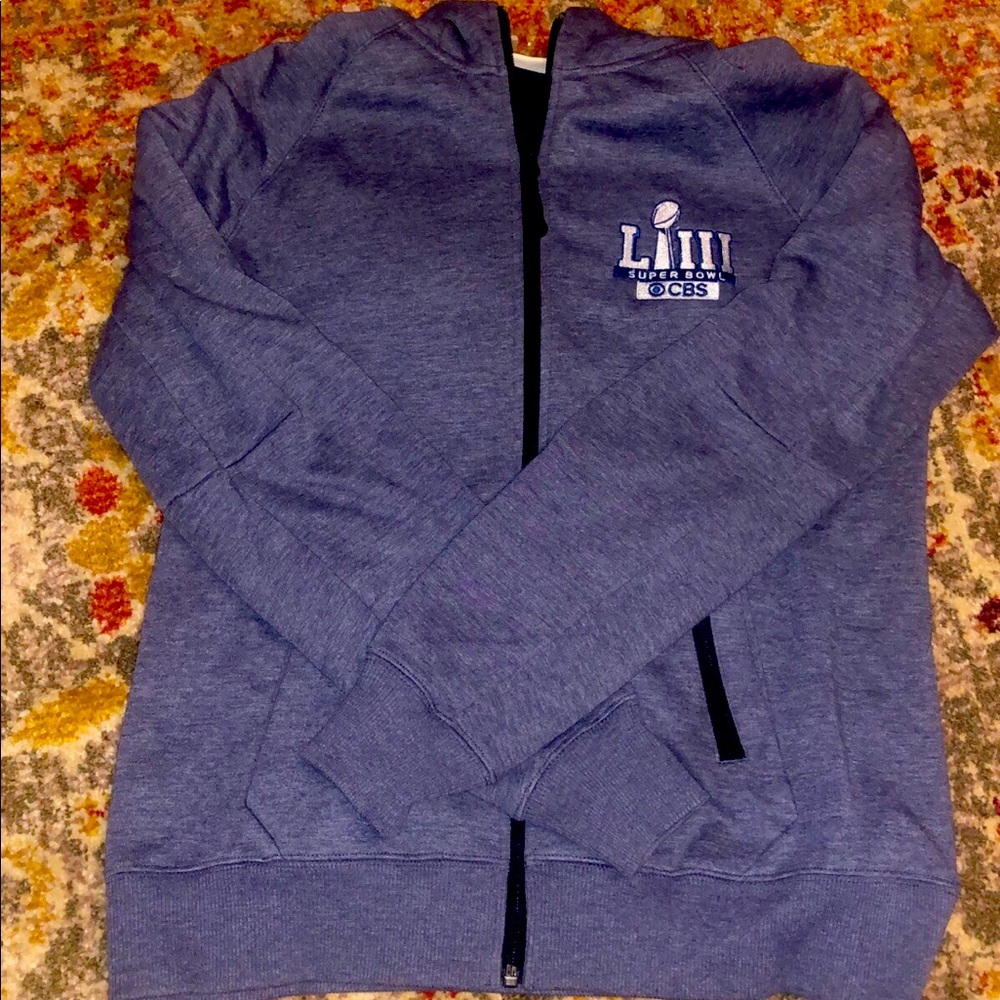 Super Bowl Zip Up Sweatshirt